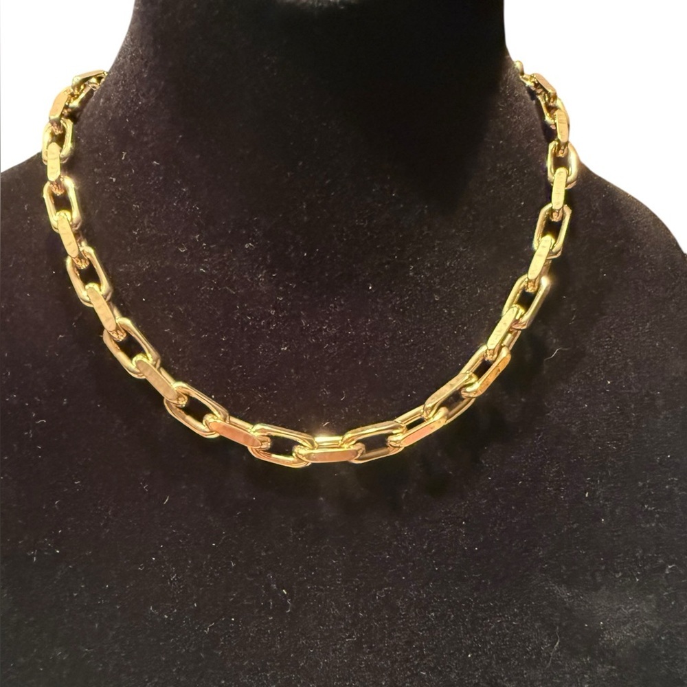 Gold-Link Chain Necklace for Women or Men - Classic Statement